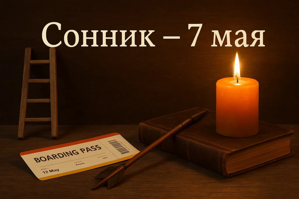 Сонник 7 мая — толкование снов о лестницах, билетах и горящих свечах